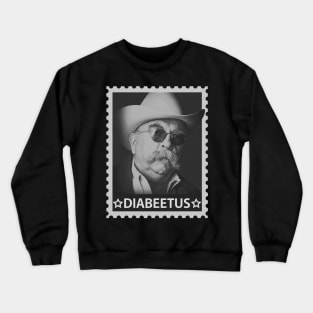 Diabeetus Stamp BW Crewneck Sweatshirt